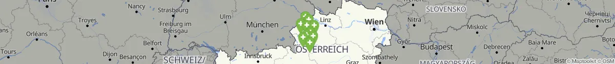 Kartenansicht für Apotheken-Notdienste in der Nähe von Sankt Radegund (Braunau, Oberösterreich)